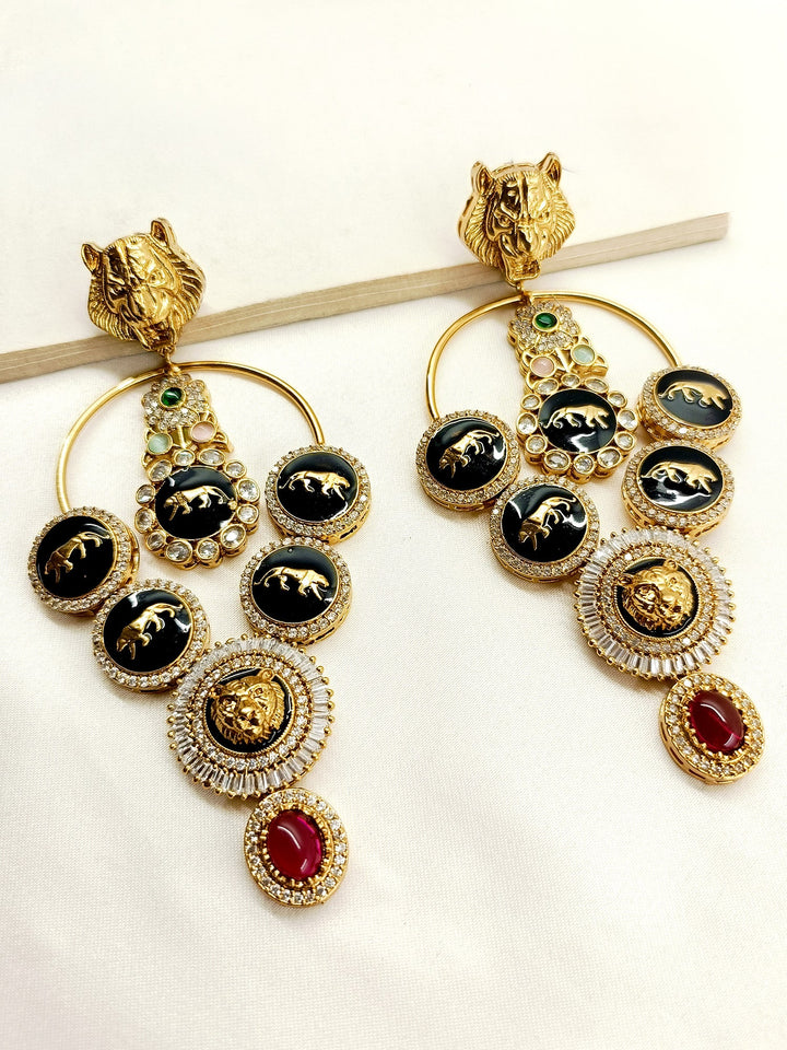 Kaiya Majenta Long Boutique Earrings