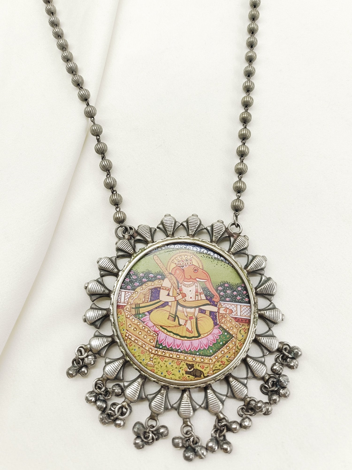 Prerana Multi Colour Oxidized Neckpiece