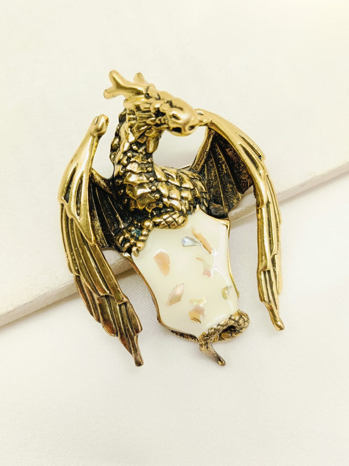 Vriti Dragon Men's Brooche