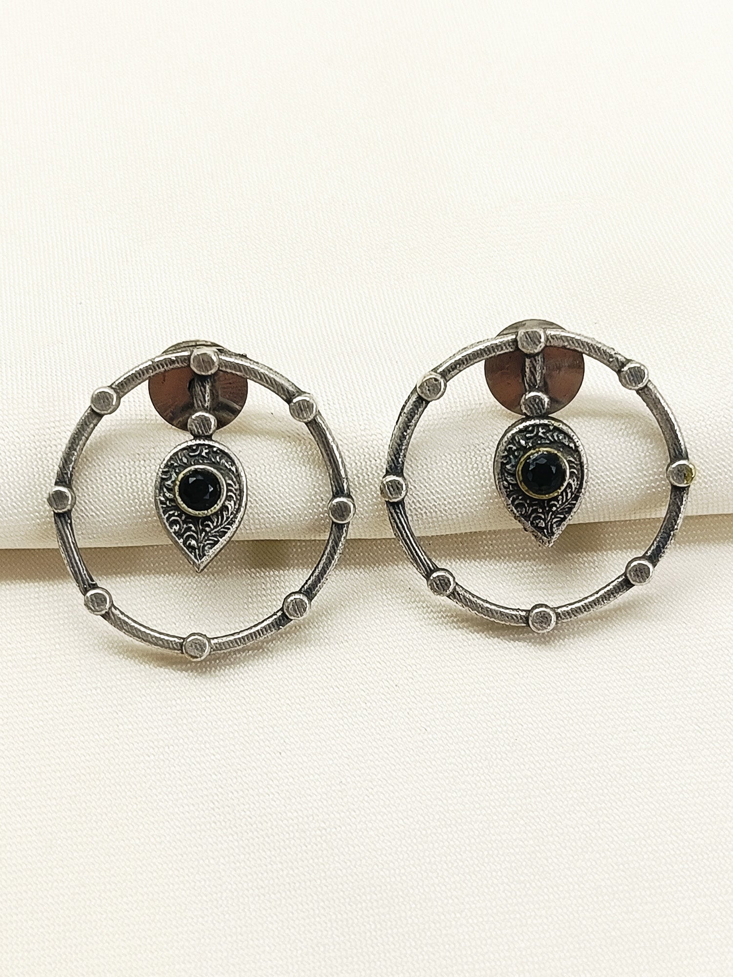 Urisha Black Oxidized Tops