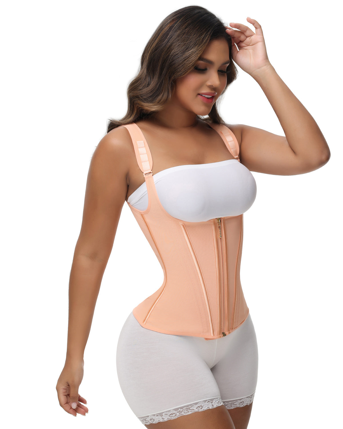 Shapshe® Fajas Colombianas Steel Boned Tummy Control Waist Trainer  - By Qivii