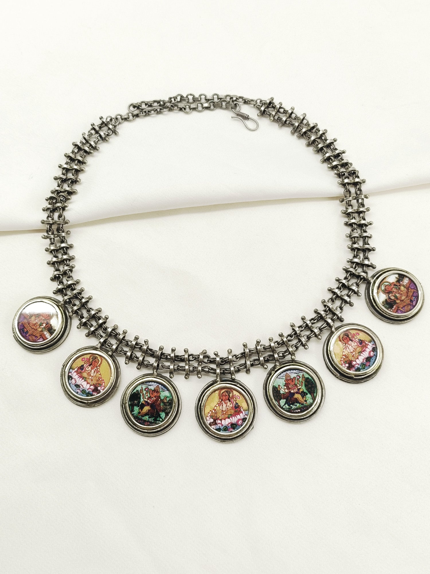 Yashasvini Multi Colour Oxidized Neckpiece