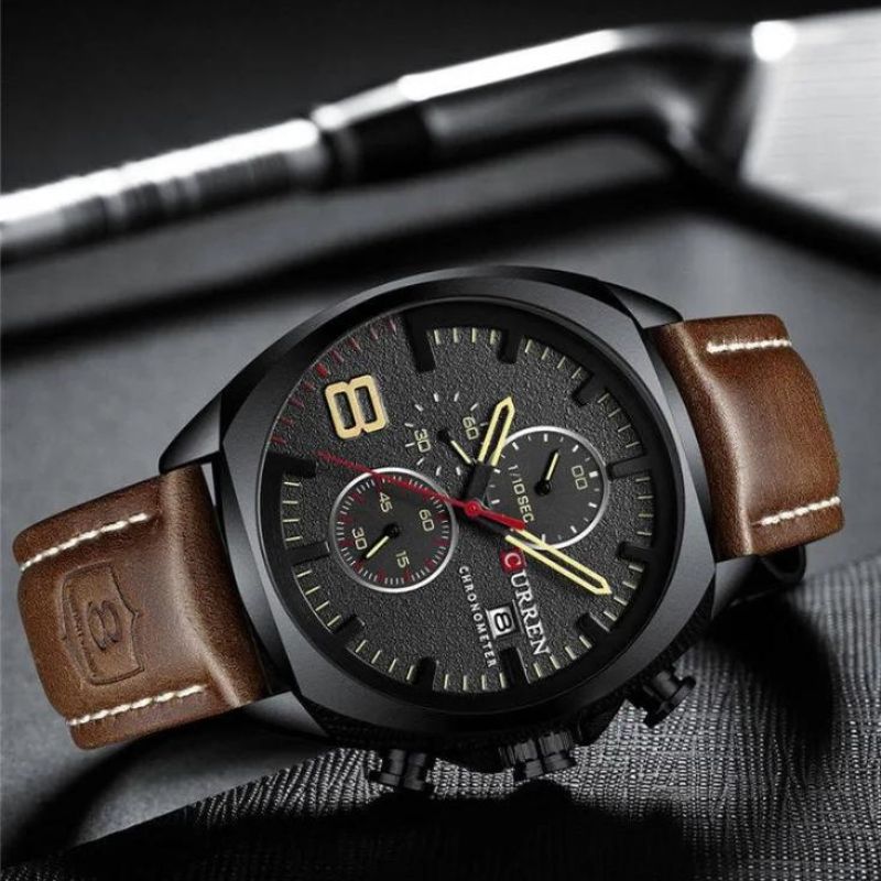 Waterdichte Militaire Chronograaf Sporthorloge  - By Qivii