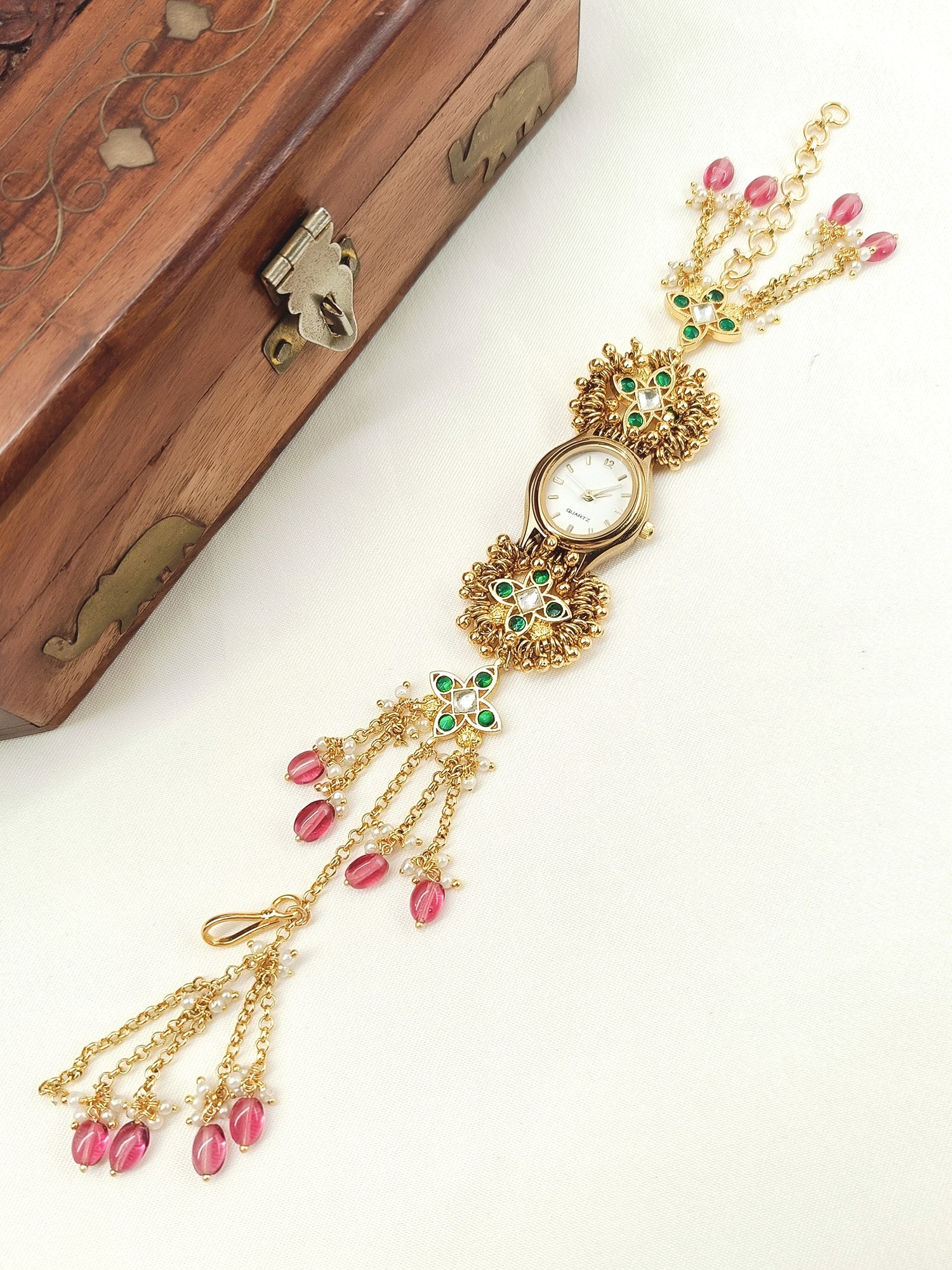 Shiza's Paachi Kundan Watch