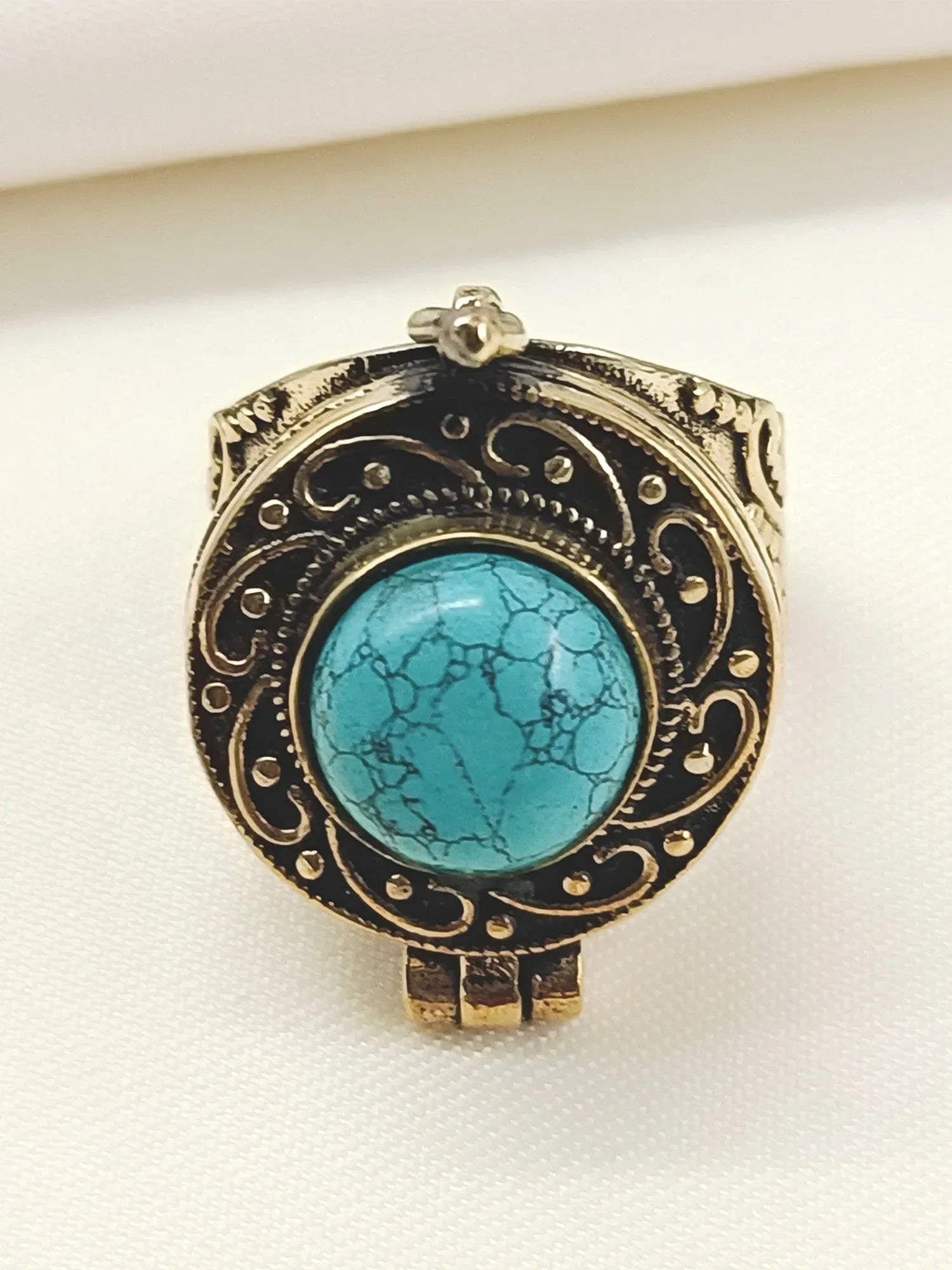 Heer Firozi Western Finger Ring