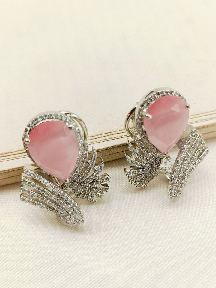 Vartika Baby Pink American Diamond Tops