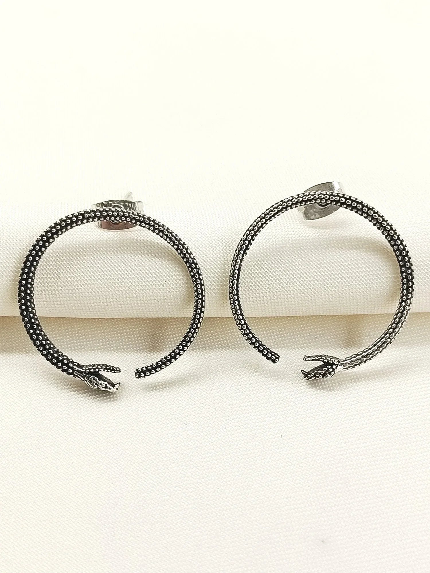 Namrat Silver Western Earrings