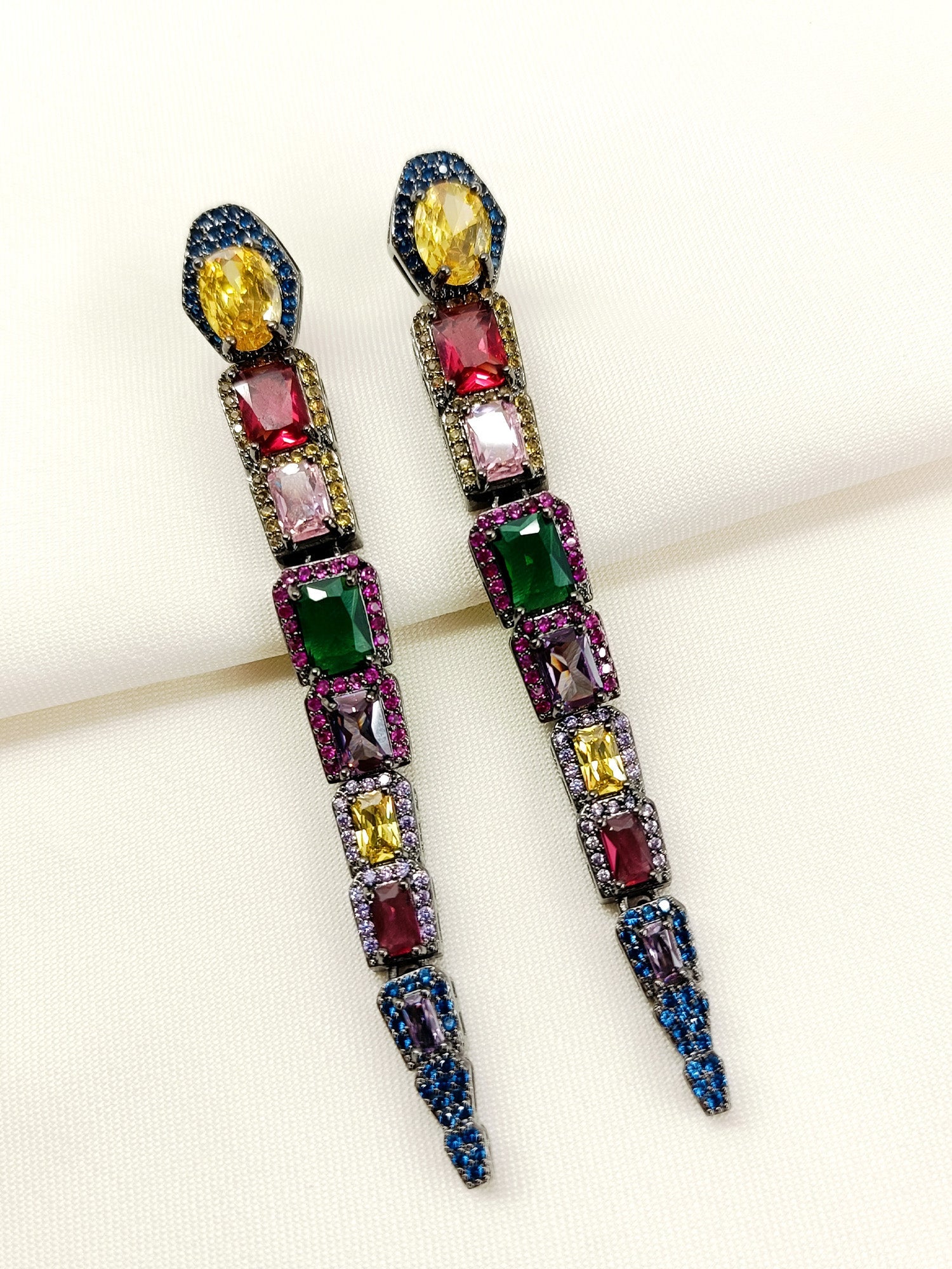 Mia Multi Colour Victorian Earring