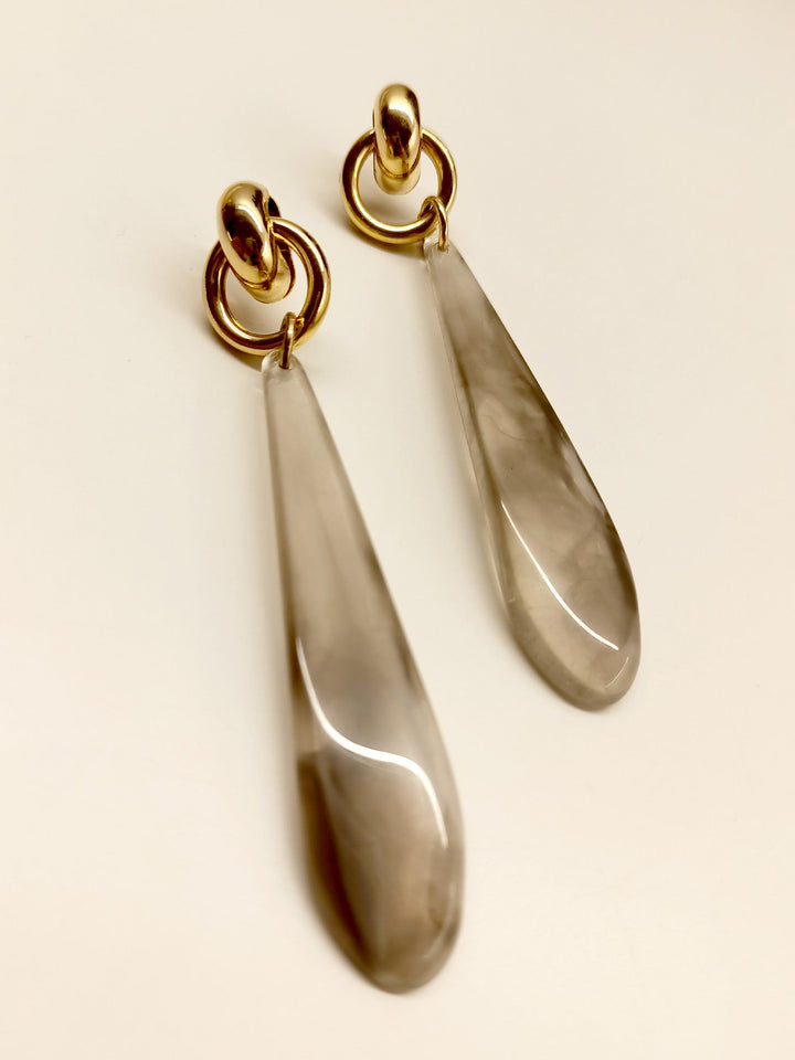 Hansa Long Western Earrings