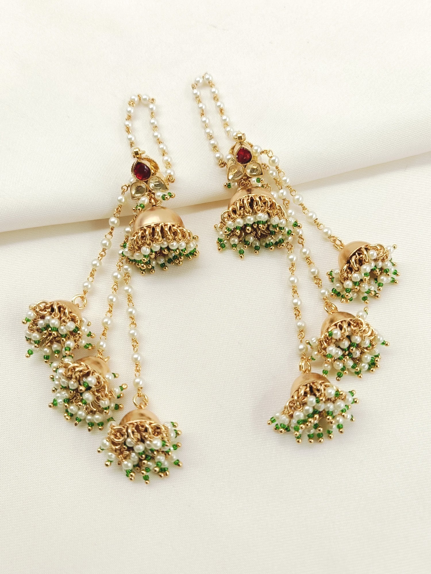 Meerakshi Ruby Kundan Jhumki