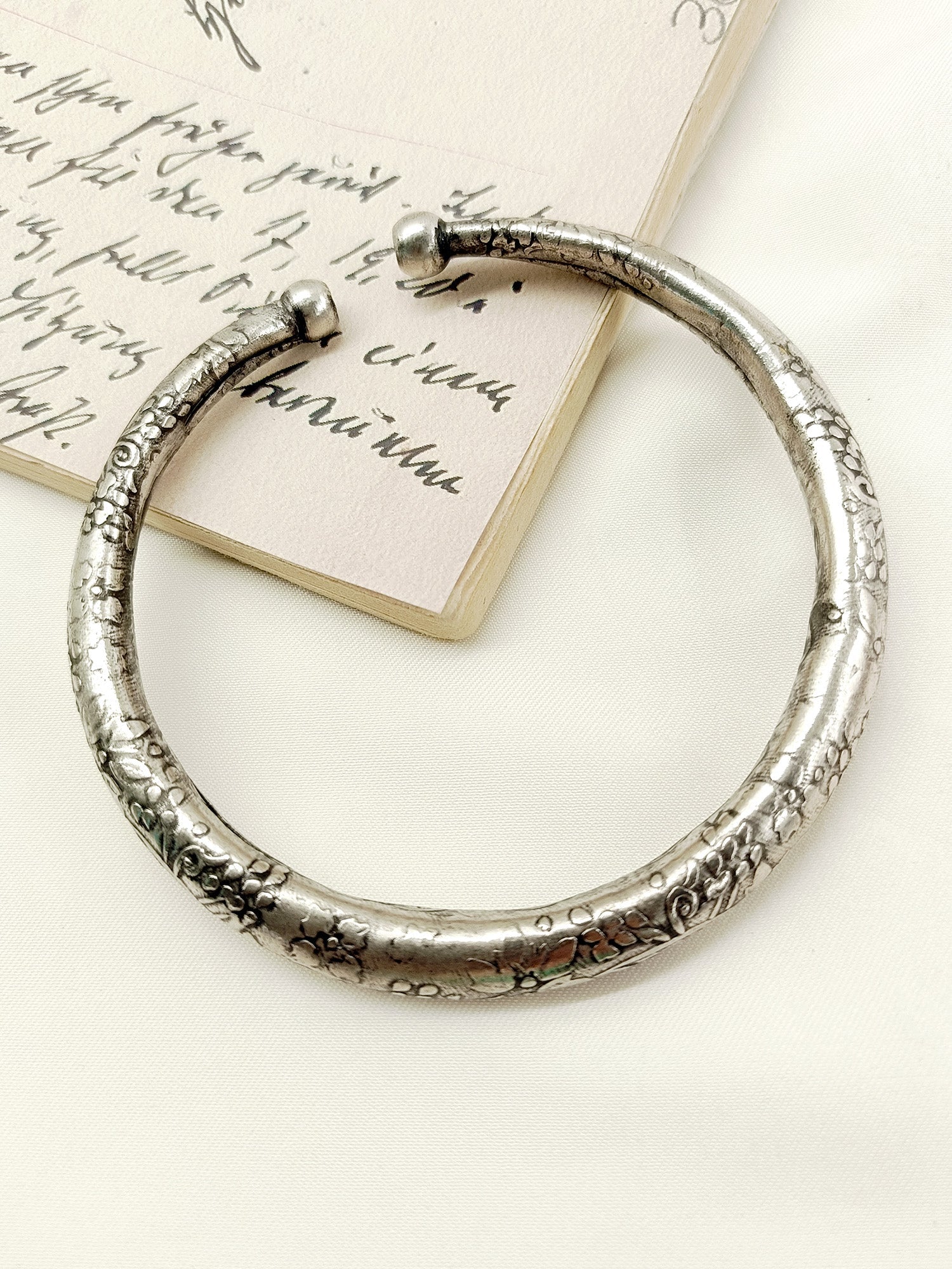 Akira Oxidized Silver Anklet [Price Is For Single Piece]
