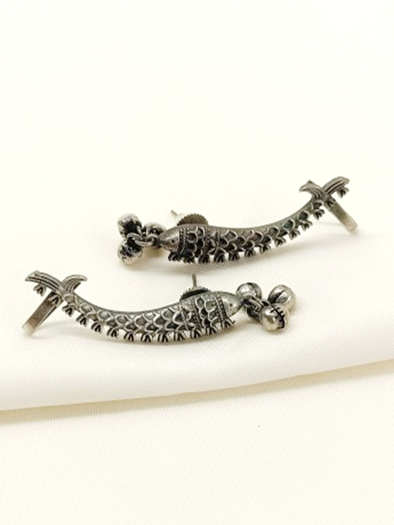 Bhakti Plain Oxidized Earcuffs