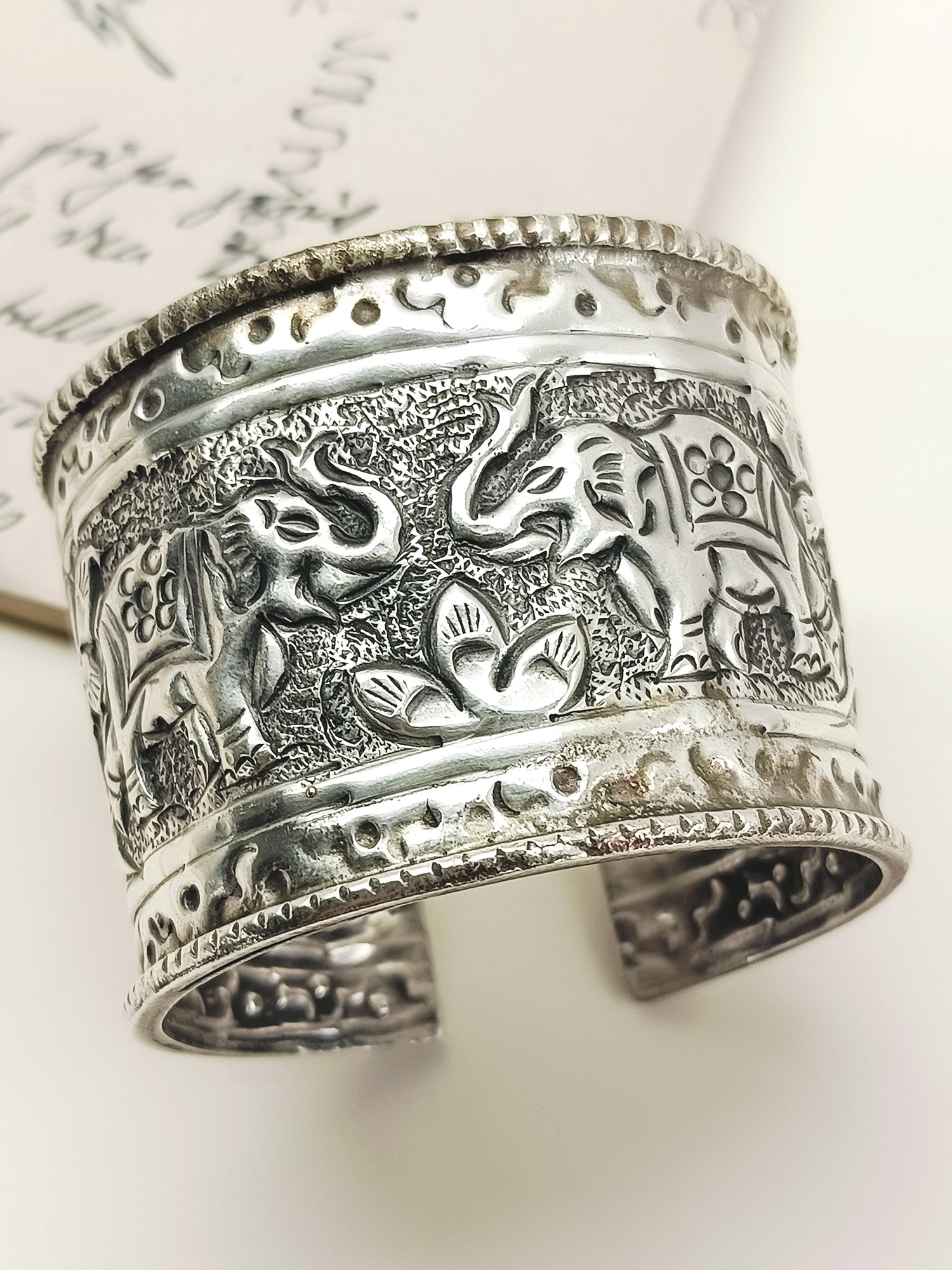 Trailokya Plain Oxidized Bracelet