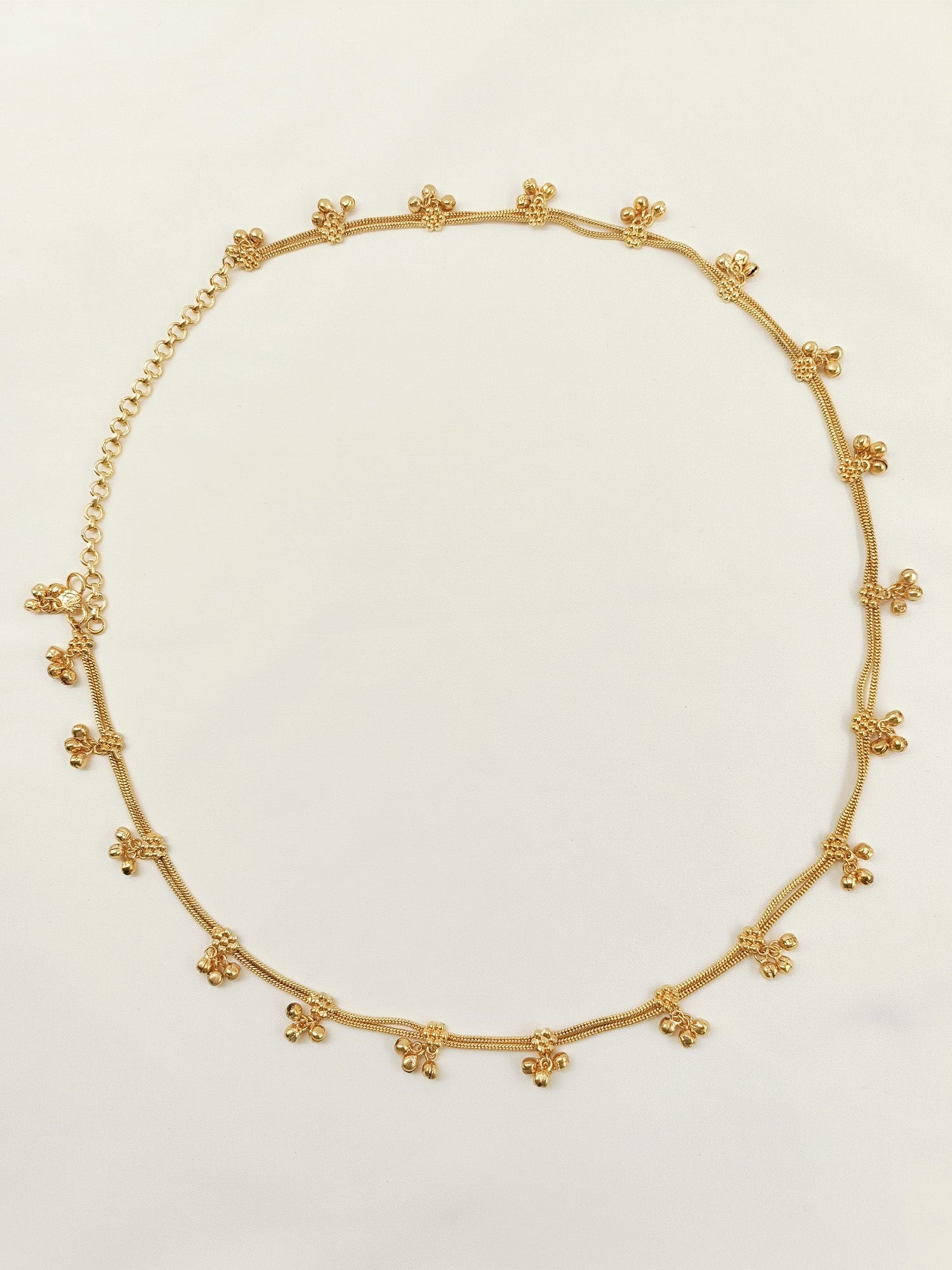 Calypso Golden Antique Waist Belt/kamar Bandh