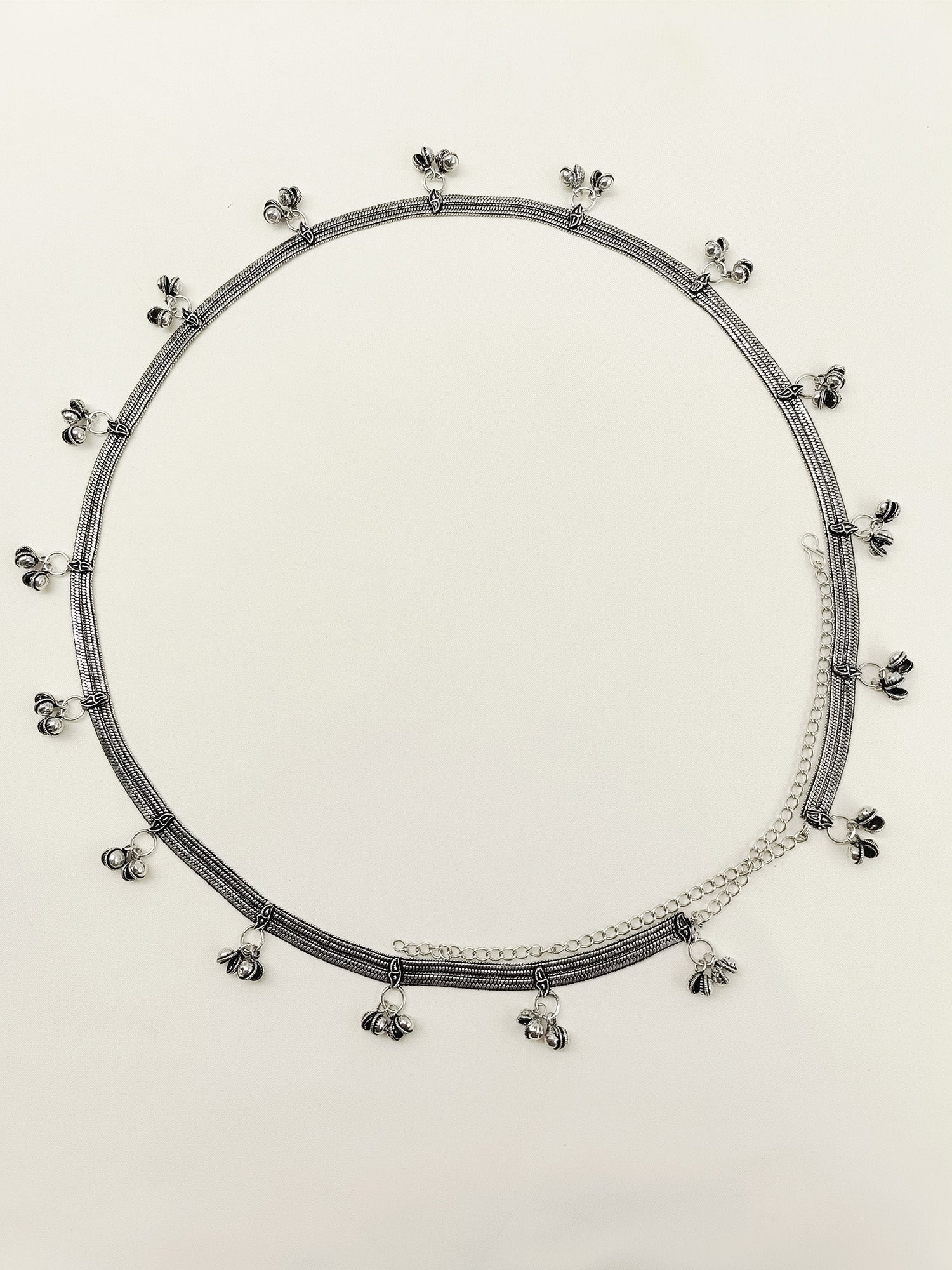 Tvisha Plain Oxidized Waist Belt