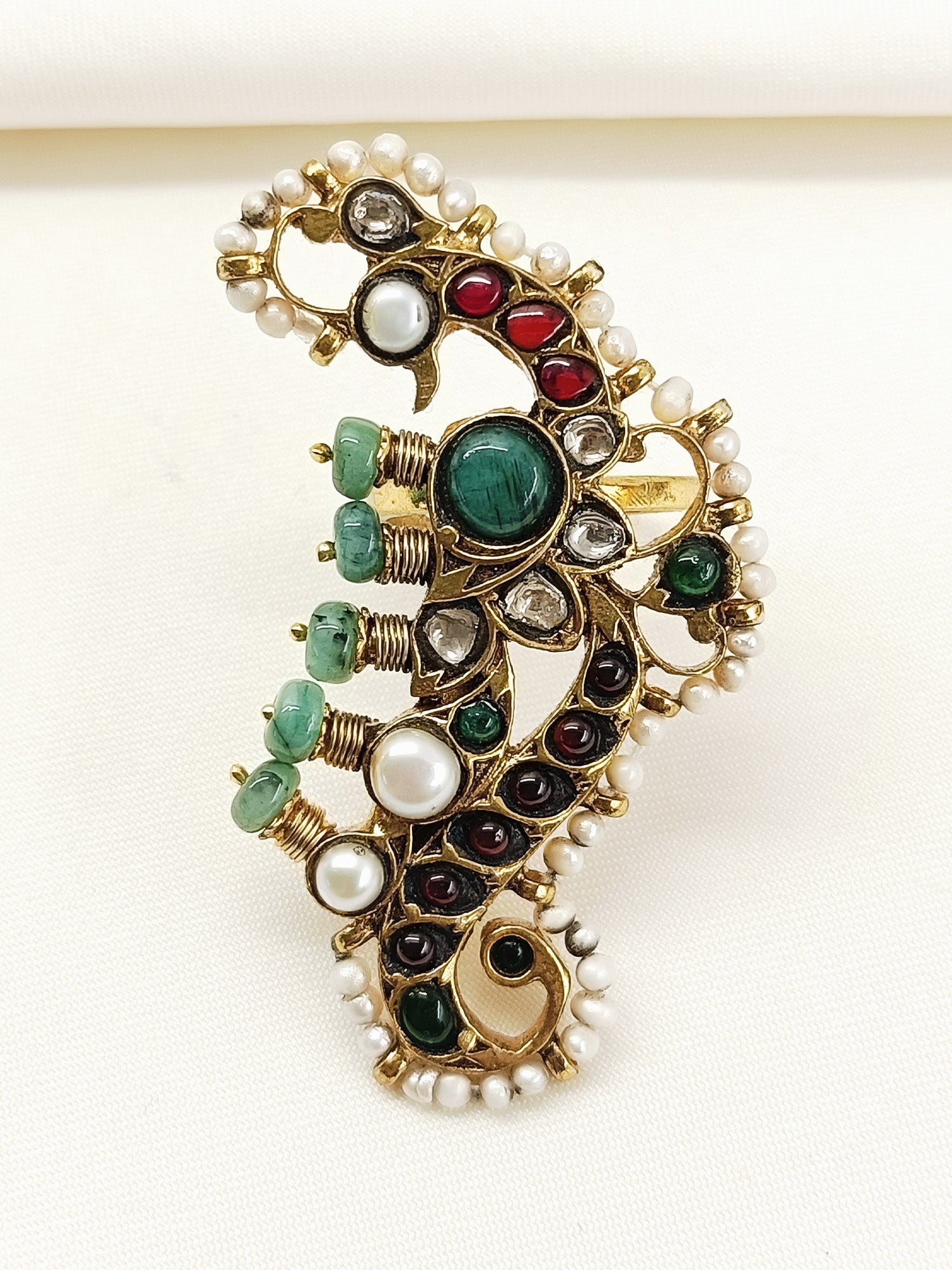 Hailey Multi Colour 92.5 Silver Finger Ring