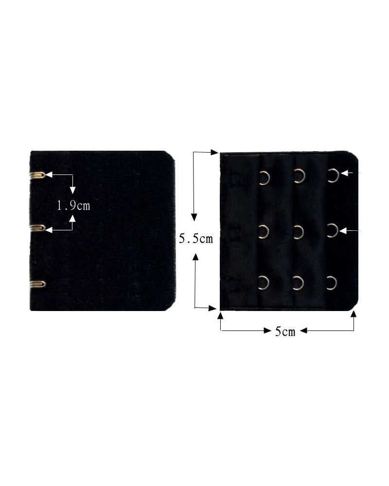 Underwear Extension Buckle 3 Rows 3 Buckles  - By Qivii