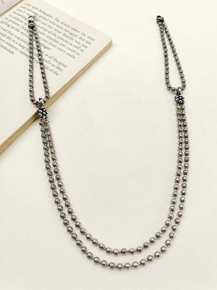 Joy Double Layerd Oxidized Neckpiece