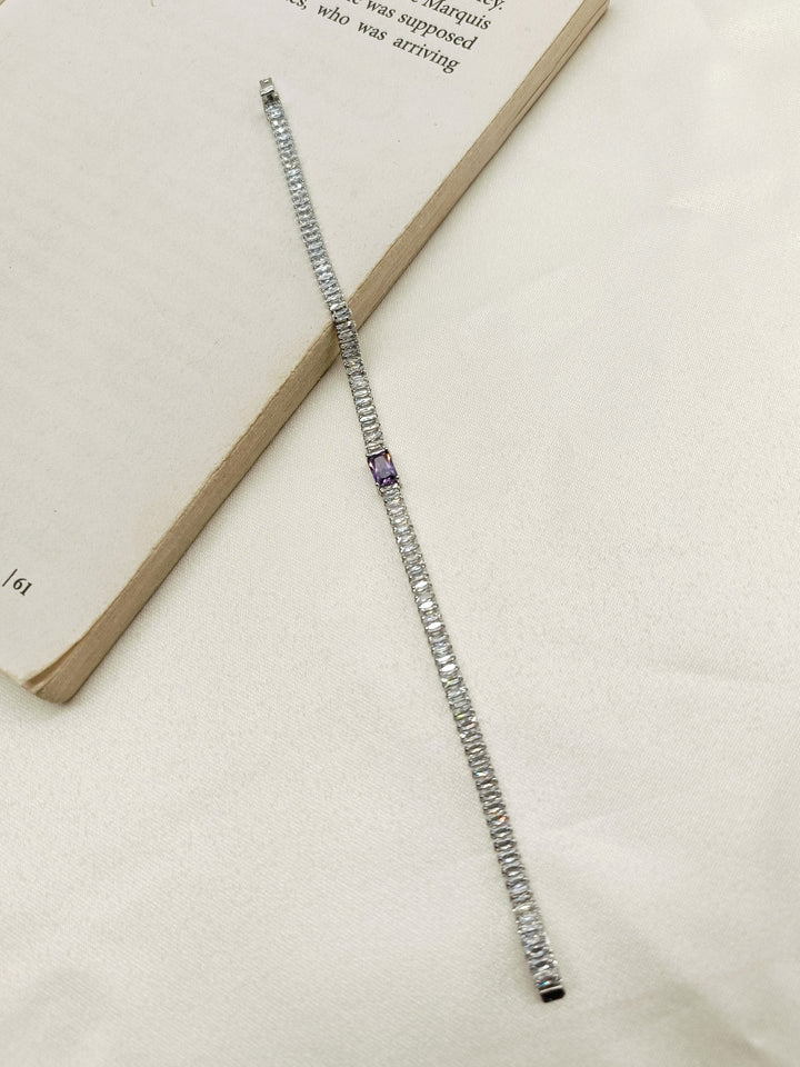 Xiti Lavender American Diamond Bracelet