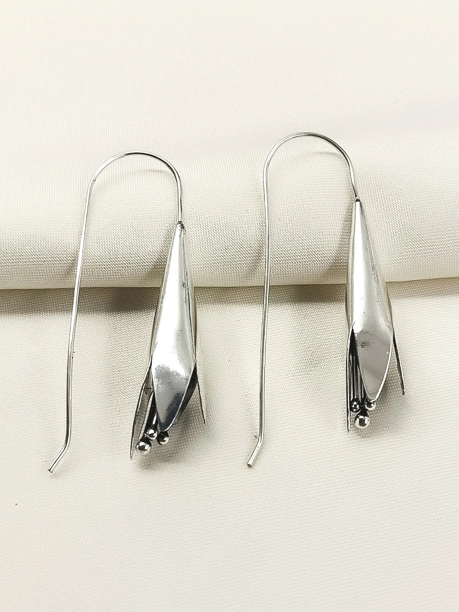 Swati Silver Western Earrings