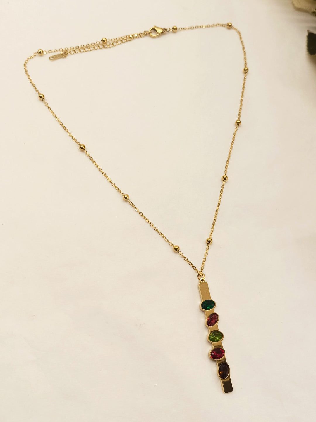 Manvita Western Multi Coloured Necklace