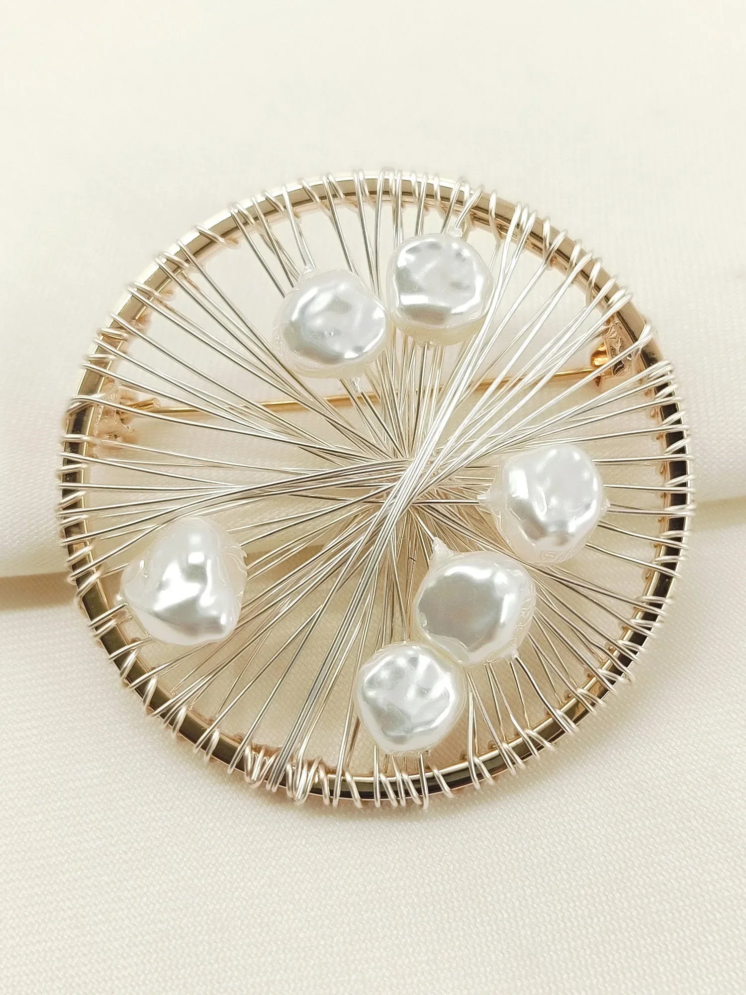 Masozi Golden Men's Brooch