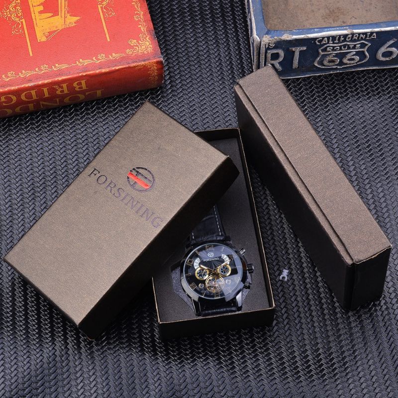 Premium Automatische Mechanische Tourbillon Horloge  - By Qivii