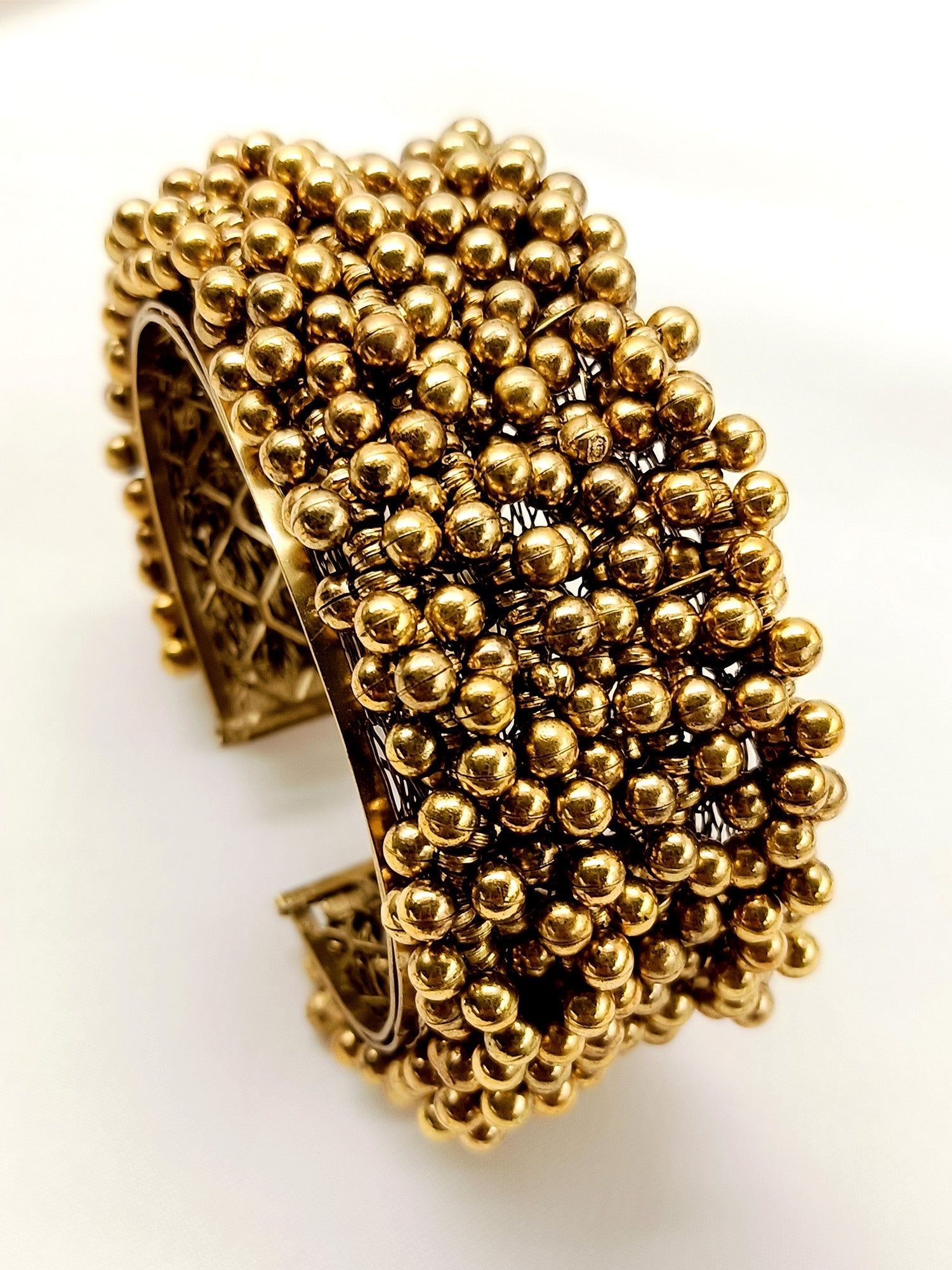 Rajul Golden Oxidized Bracelet