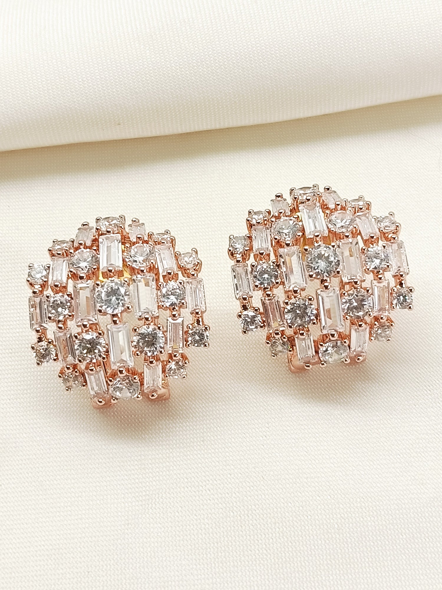 Love White American Diamond Tops