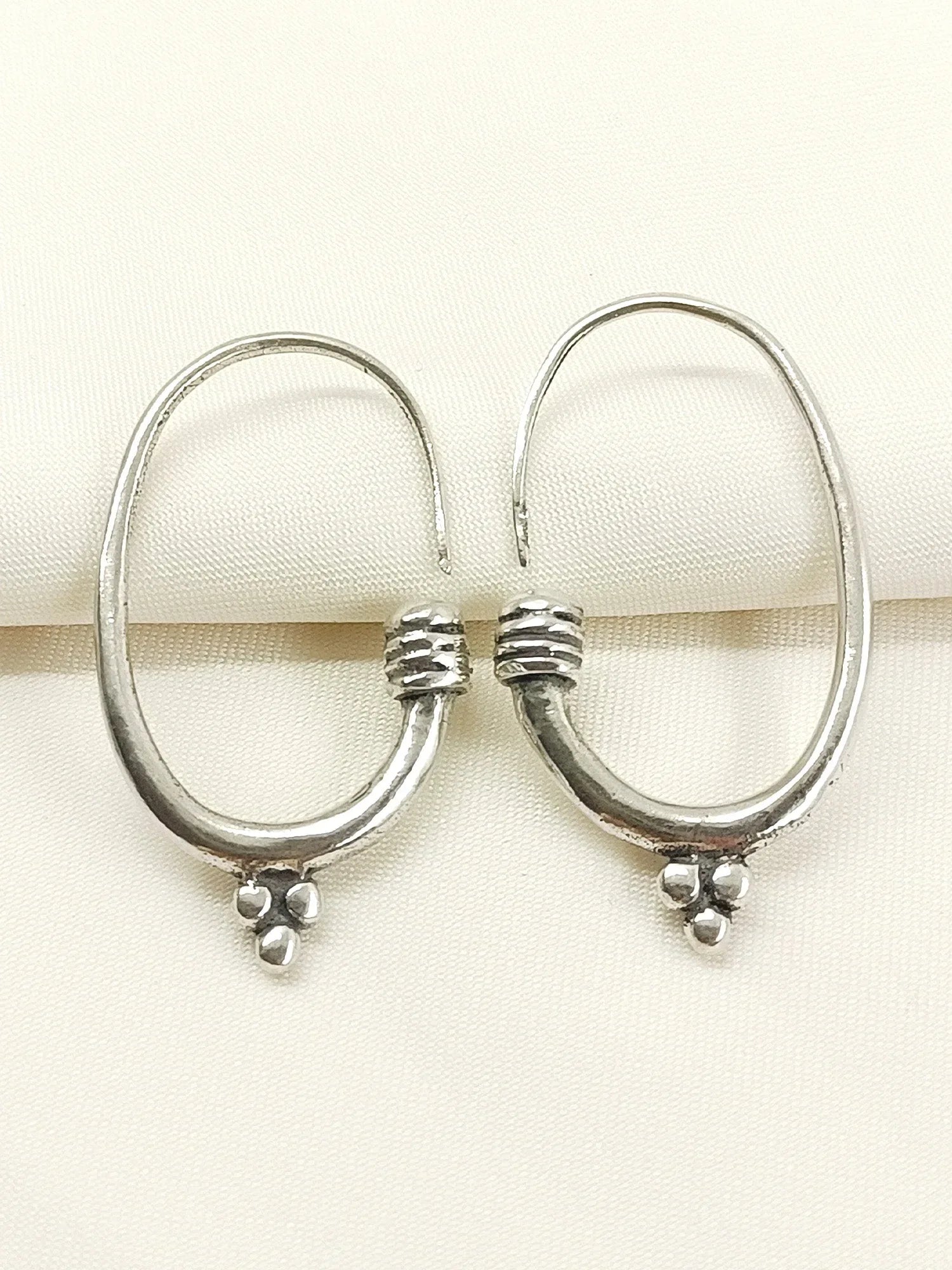 Juni Silver Western Earrings