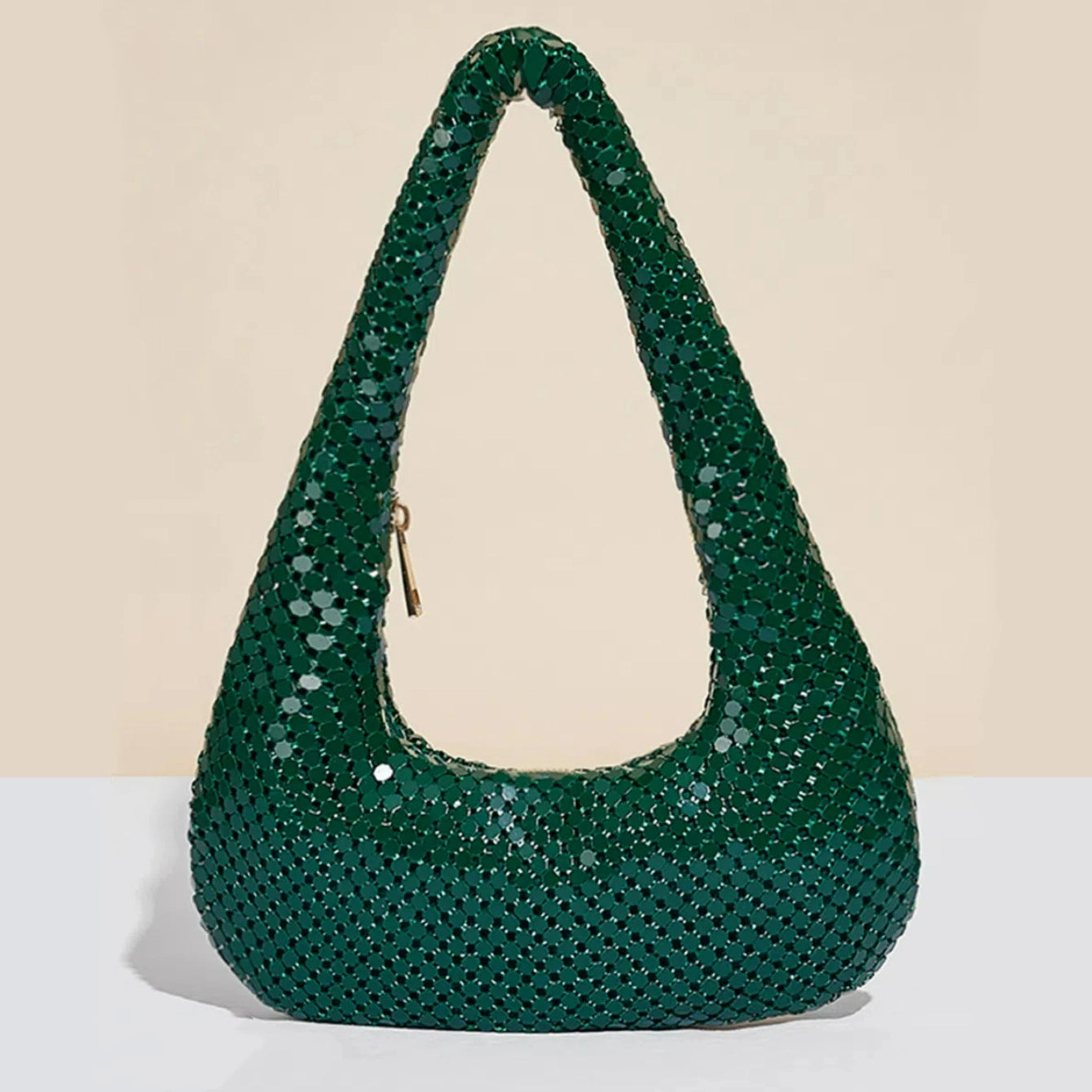 Women's Éclat Minaudière - Gilded Crystal-Embellished Clutch with Convertible Chain