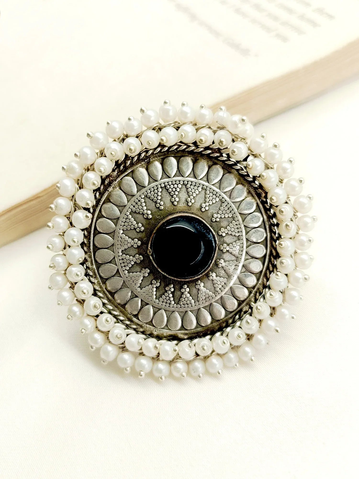 Adelyn Black Men's Finger Ring