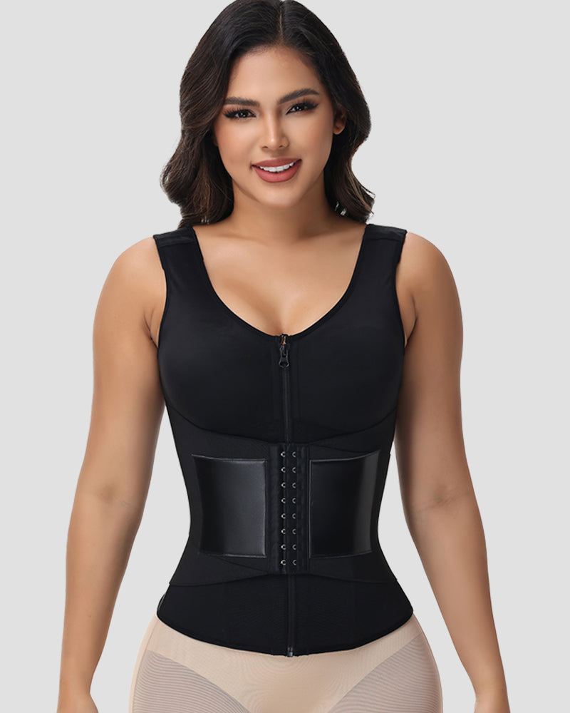 Shapshe® Fajas Colombianas Double Compression Waist Trainer Vest