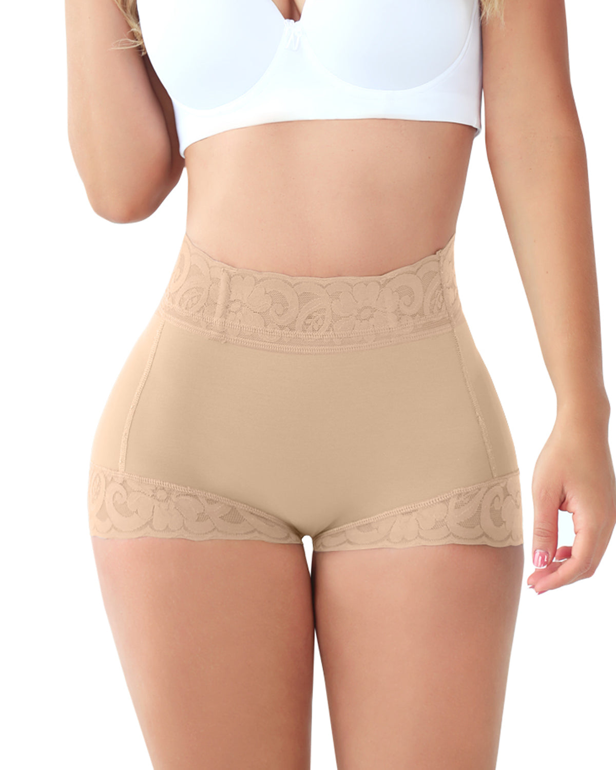 Shapshe® Women Lace Classic Body Shaper Butt Lifter Panty Smoothing Brief  - By Qivii
