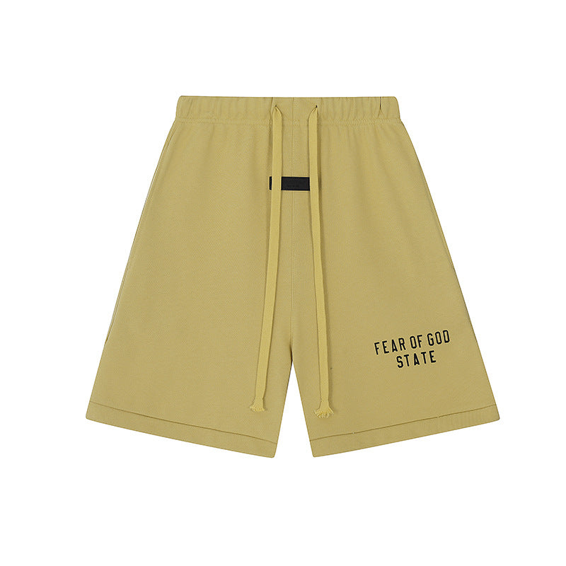 FW24 STATE T-Shirt / Shorts / Set - Yellow  - By Qivii