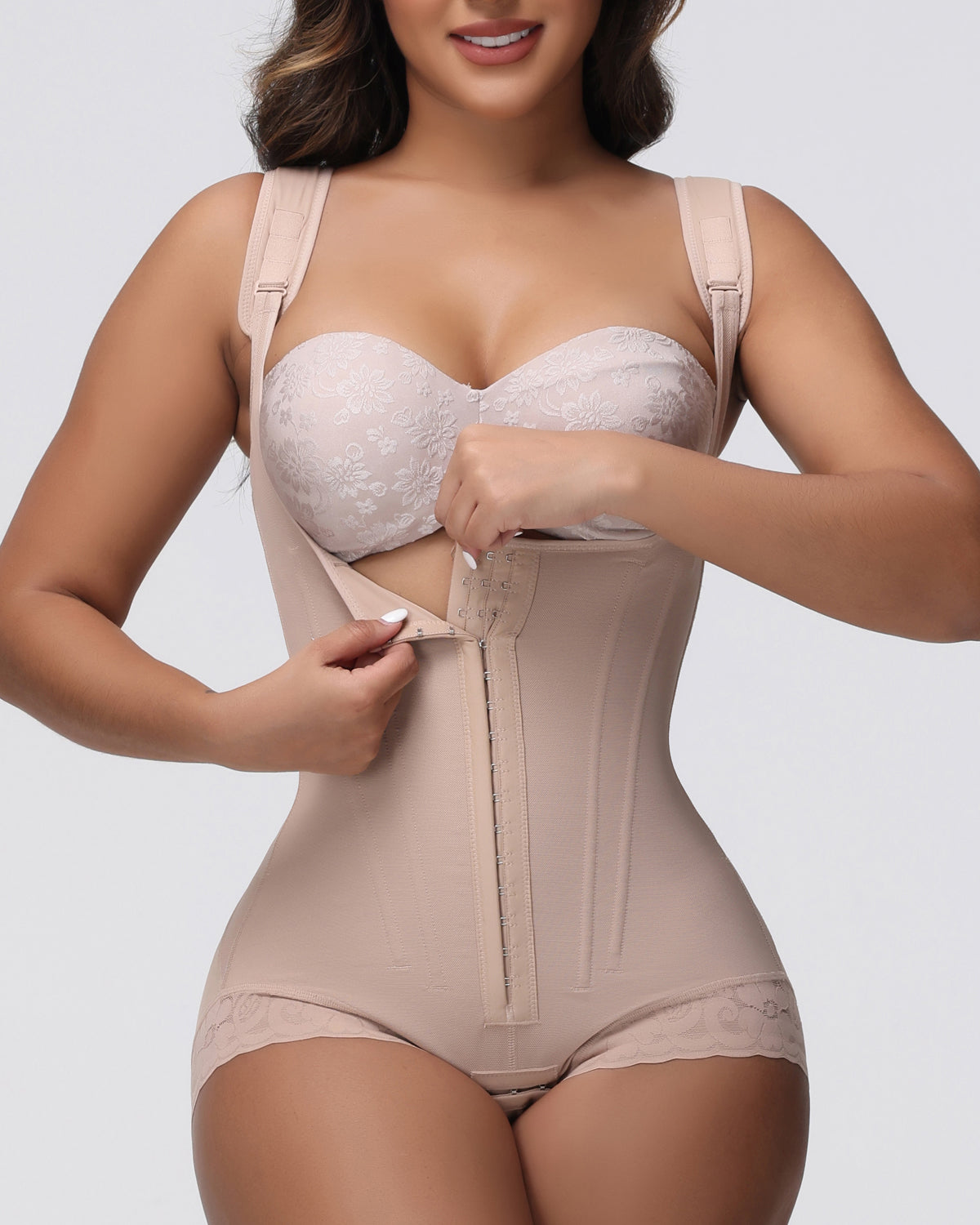 Shapshe® Fajas Colombianas Steel Bone Postpartum Post Surgery Corset Shapewear  - By Qivii
