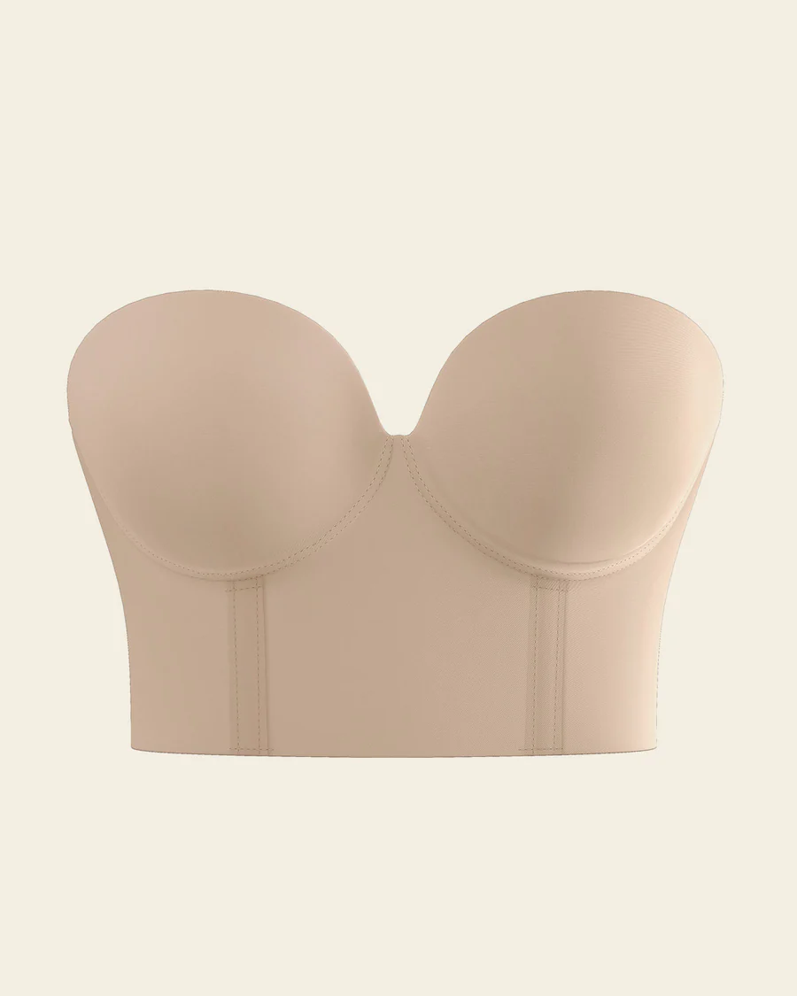 Strapless Full Cup Corset Shaping Bra  - By Qivii