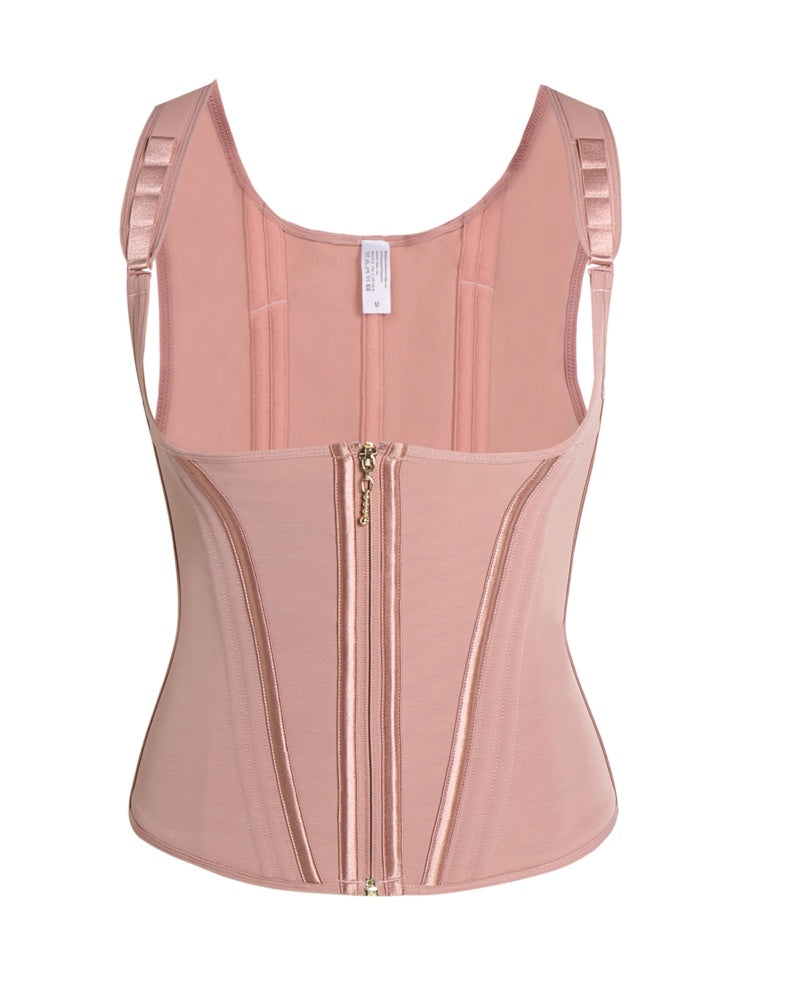 Shapshe® Fajas Colombianas Steel Boned Tummy Control Waist Trainer  - By Qivii
