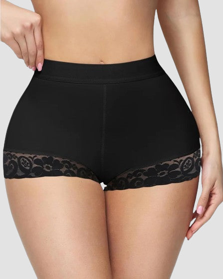 Shapshe® High Waist Women Hip Enhancer Tummy Control Lace Body Shaper Shorts