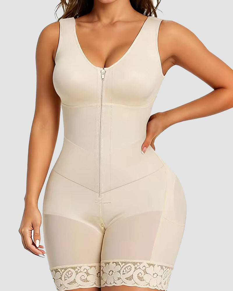 Tummy Control Butt Lifter Bodysuit for Postpartum