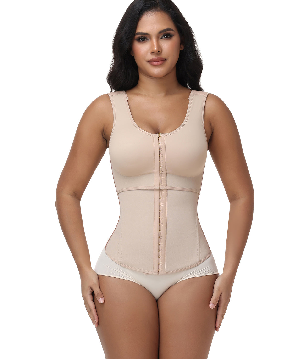 High Compression Corset Tank Top Built-in Bra Waist Trainer