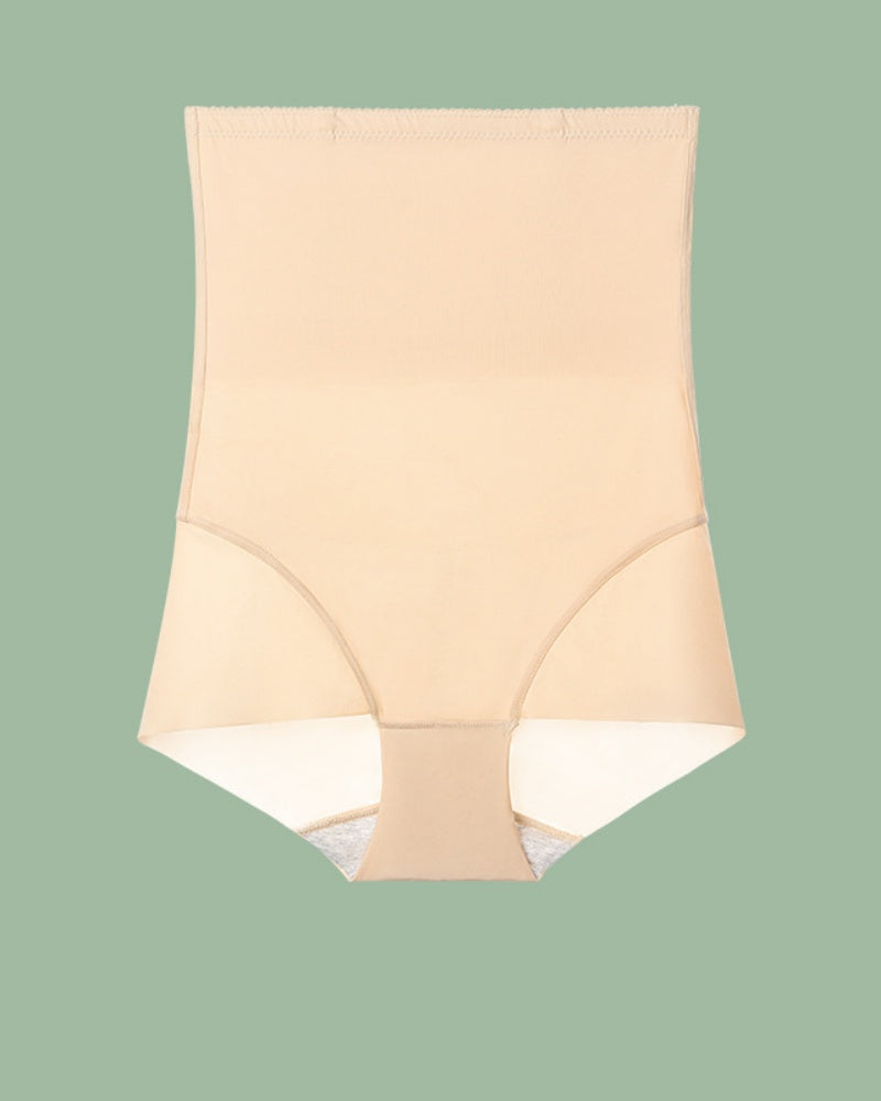 High Waist Thin Plus Size Seamless Tummy Control Shaping Panties  - By Qivii