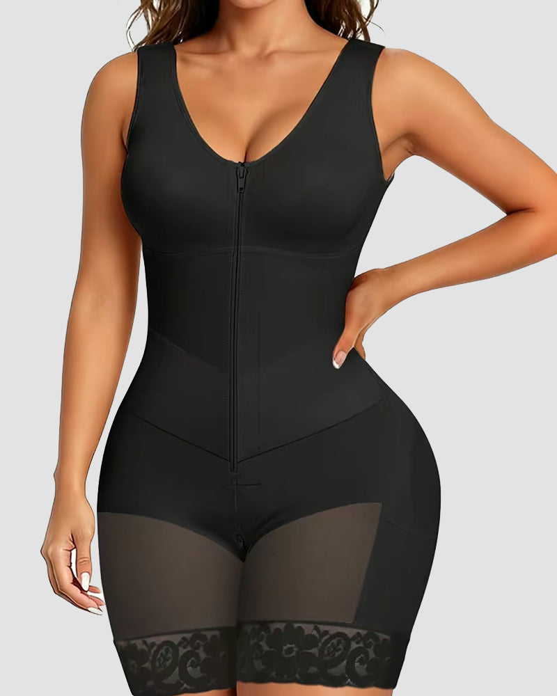 Tummy Control Butt Lifter Bodysuit for Postpartum