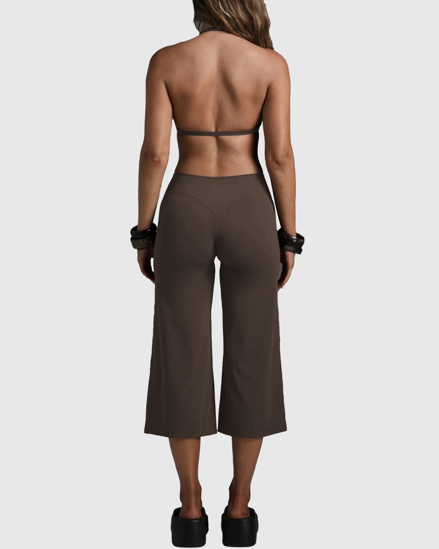 Cpari Wide-Leg Pants Yoga Sportswear Set  - By Qivii