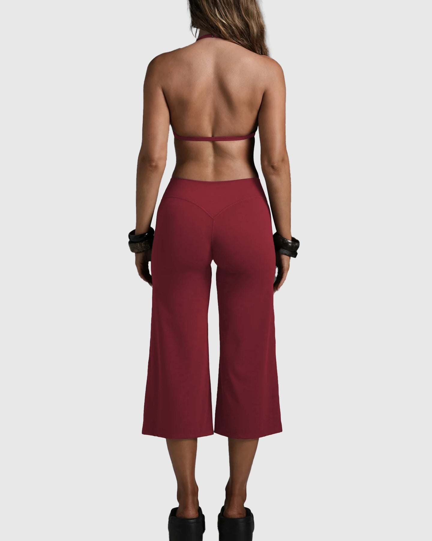 Cpari Wide-Leg Pants Yoga Sportswear Set  - By Qivii