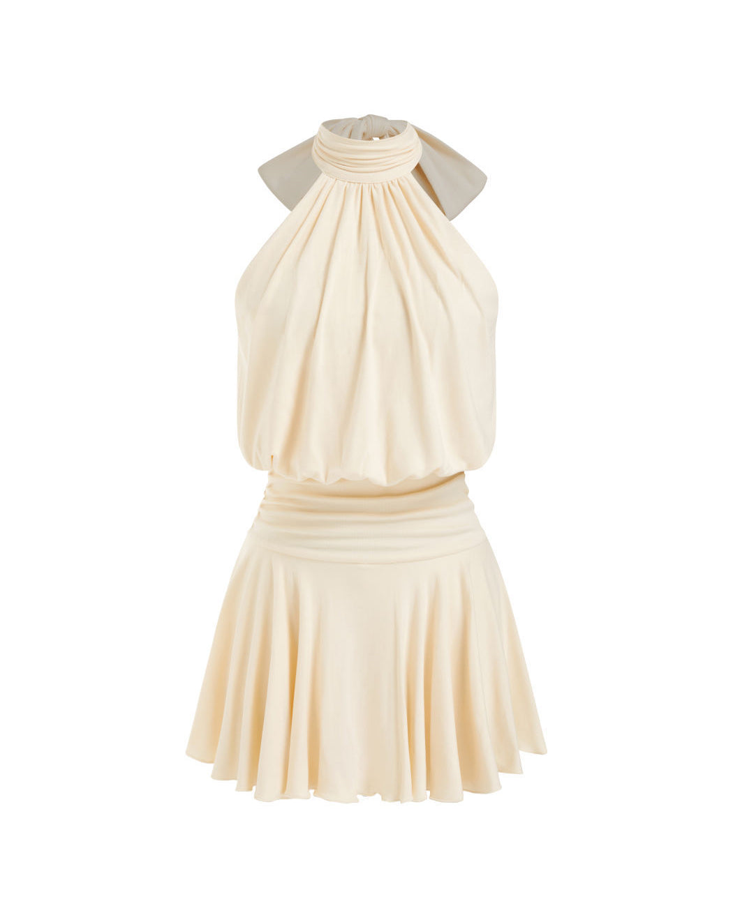 Collar Sleeveless A-Line Built-in Shorts Mini Dress  - By Qivii