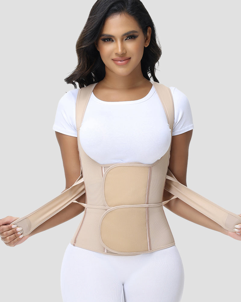 Shapshe® Fajas Colombianas Posture Corrector Back Support Waist Trainer