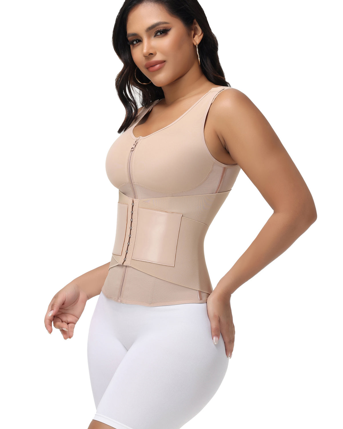 Shapshe® Fajas Colombianas Double Compression Waist Trainer Vest