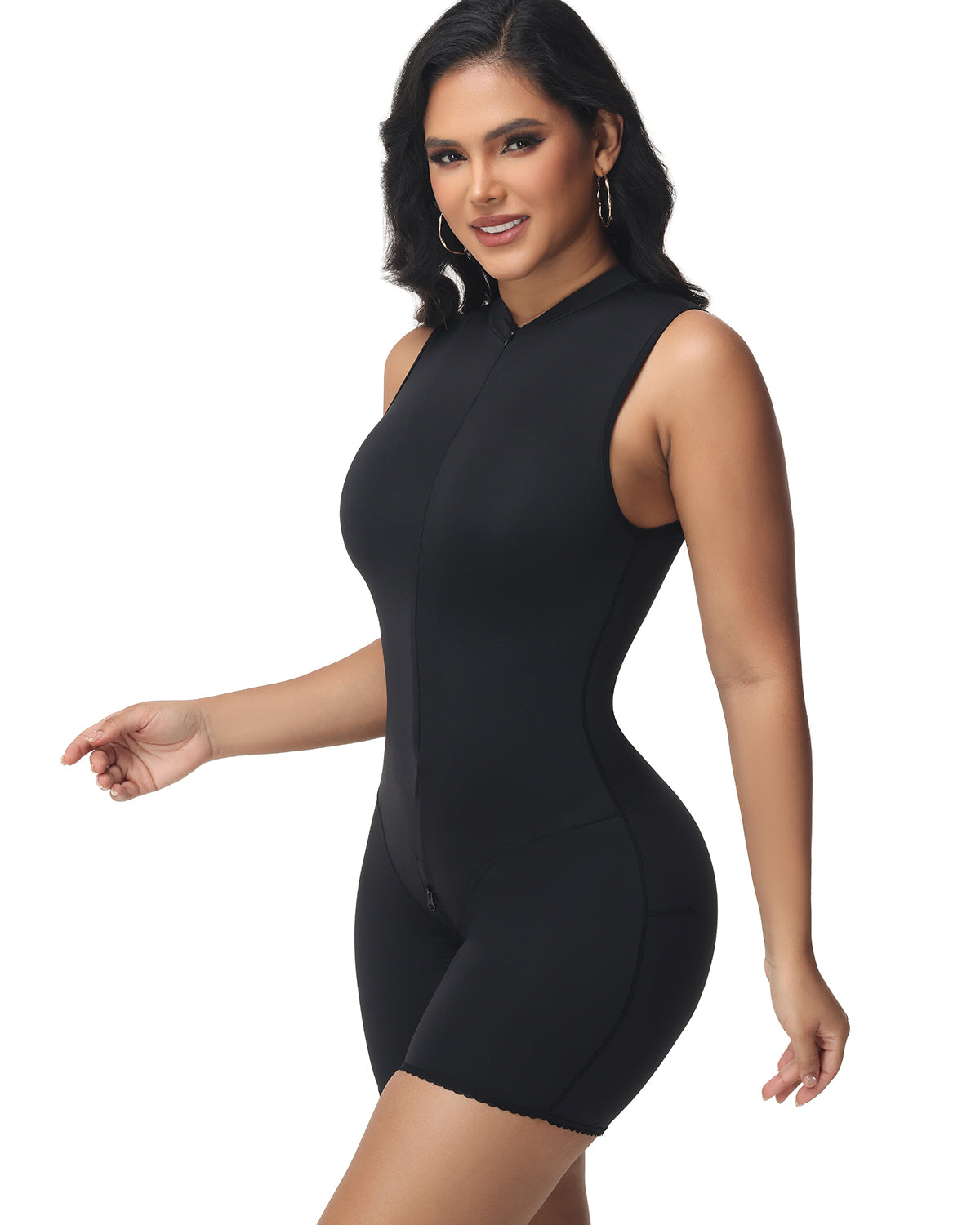 Shapshe® 2 in 1 Stand Collar Double Layer Joga Shapewear  - By Qivii