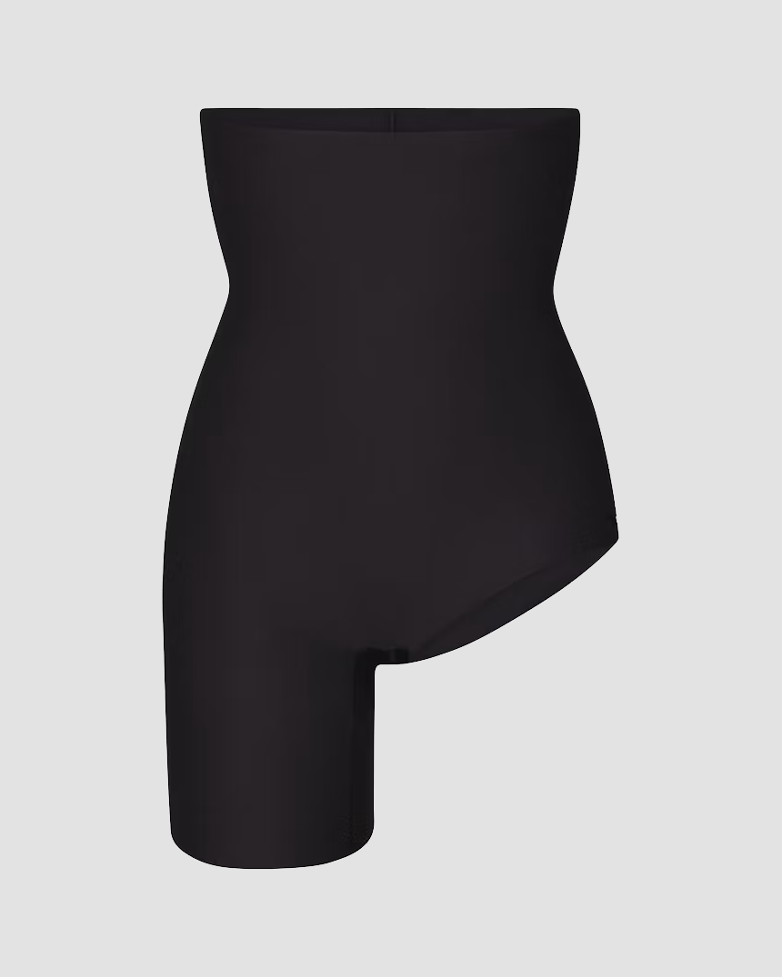 High Waist Tummy Control  Left Leg Solution Shapewear Shorts  - By Qivii